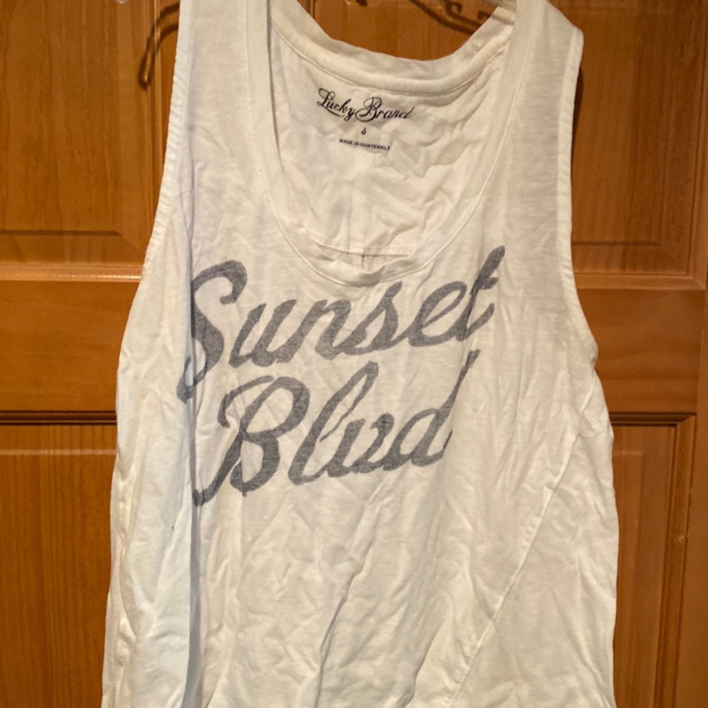 lucky brand thin material tank top